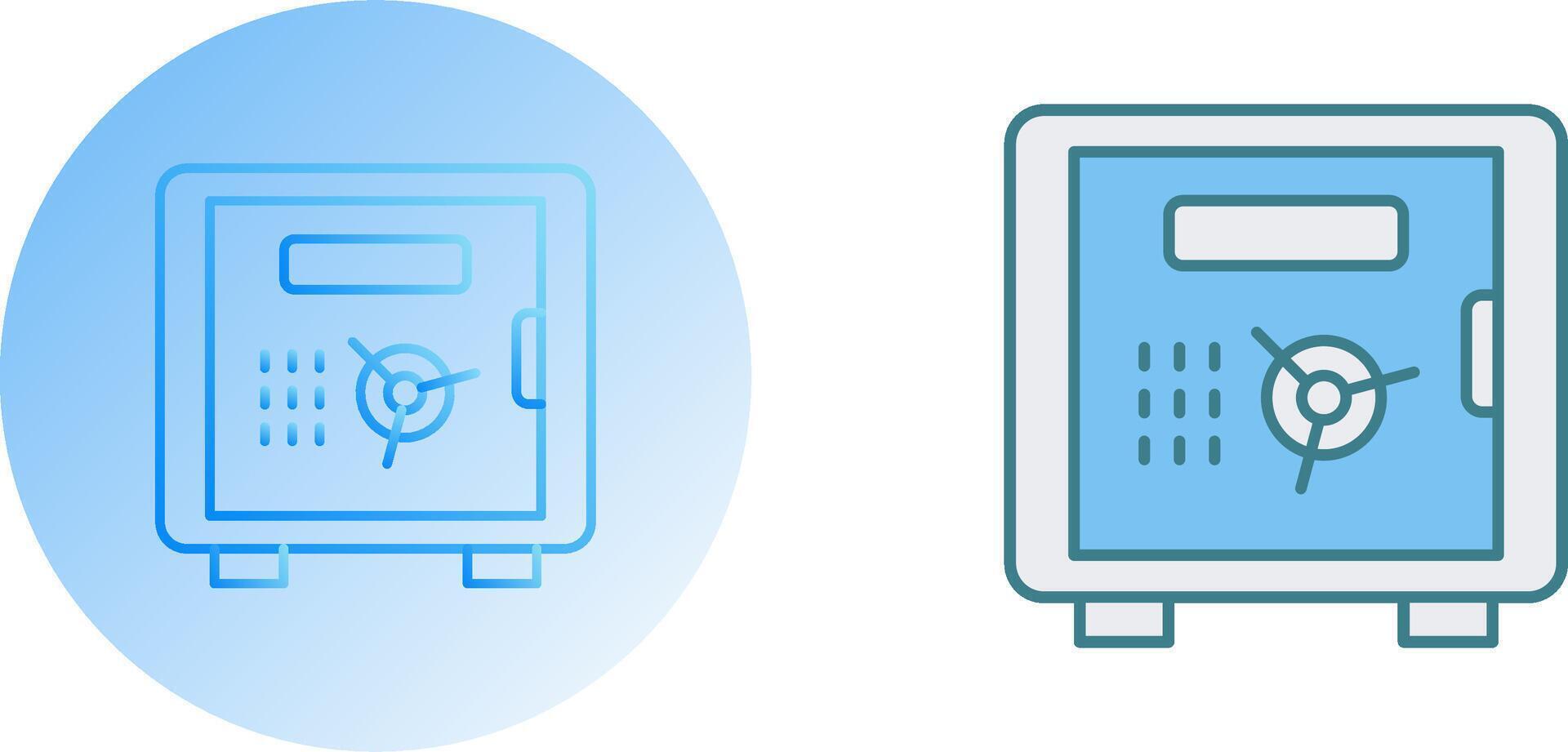 Safe Box Icon Design vector