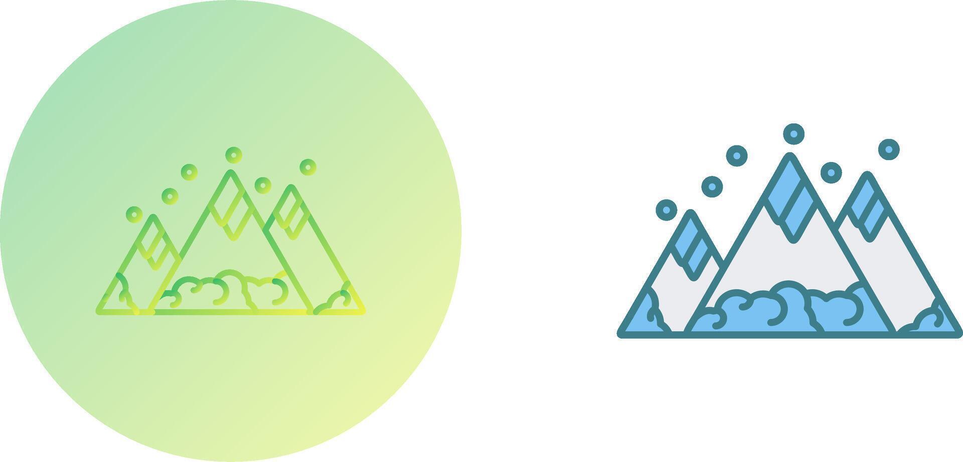 Mountain Icon Design vector