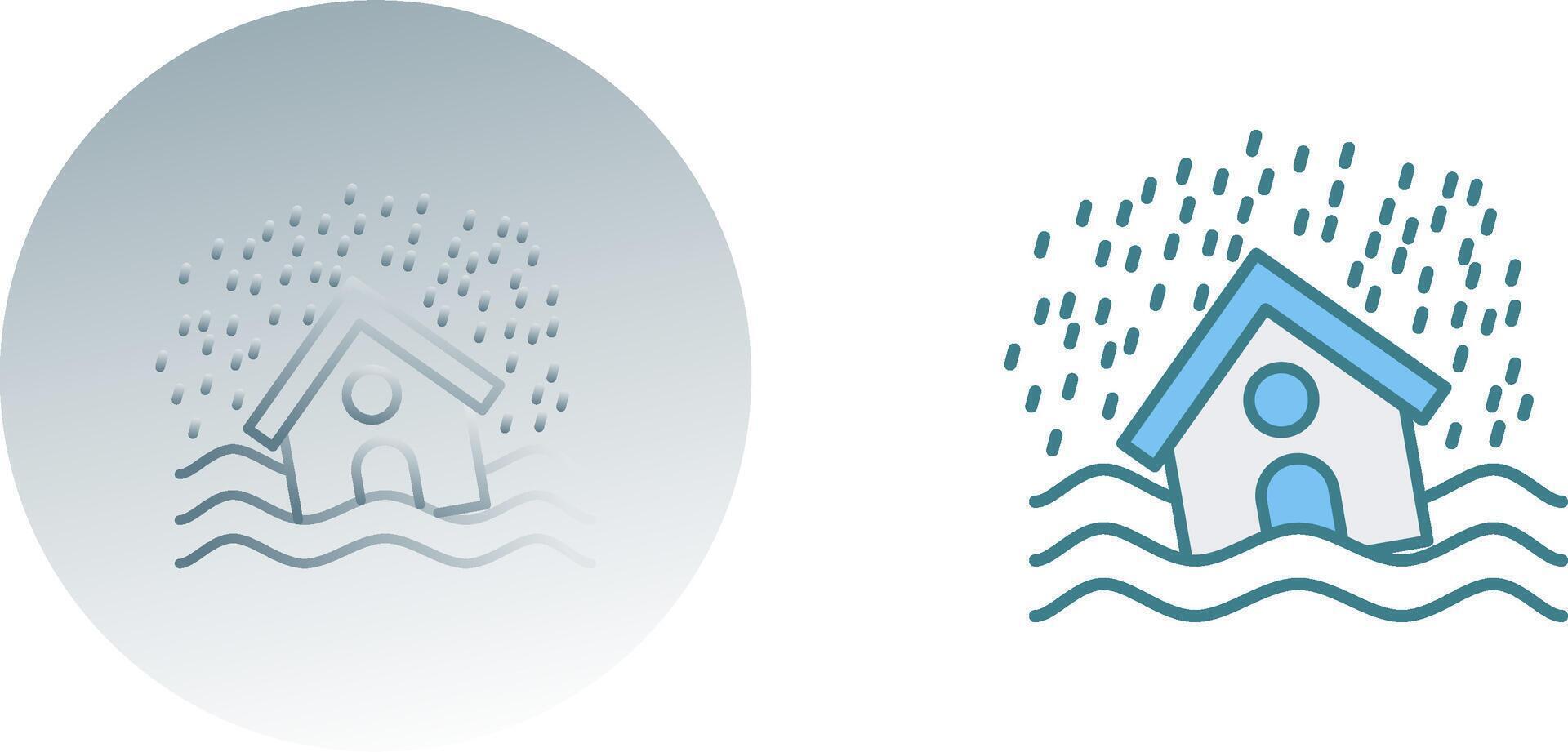 Disaster Icon Design vector