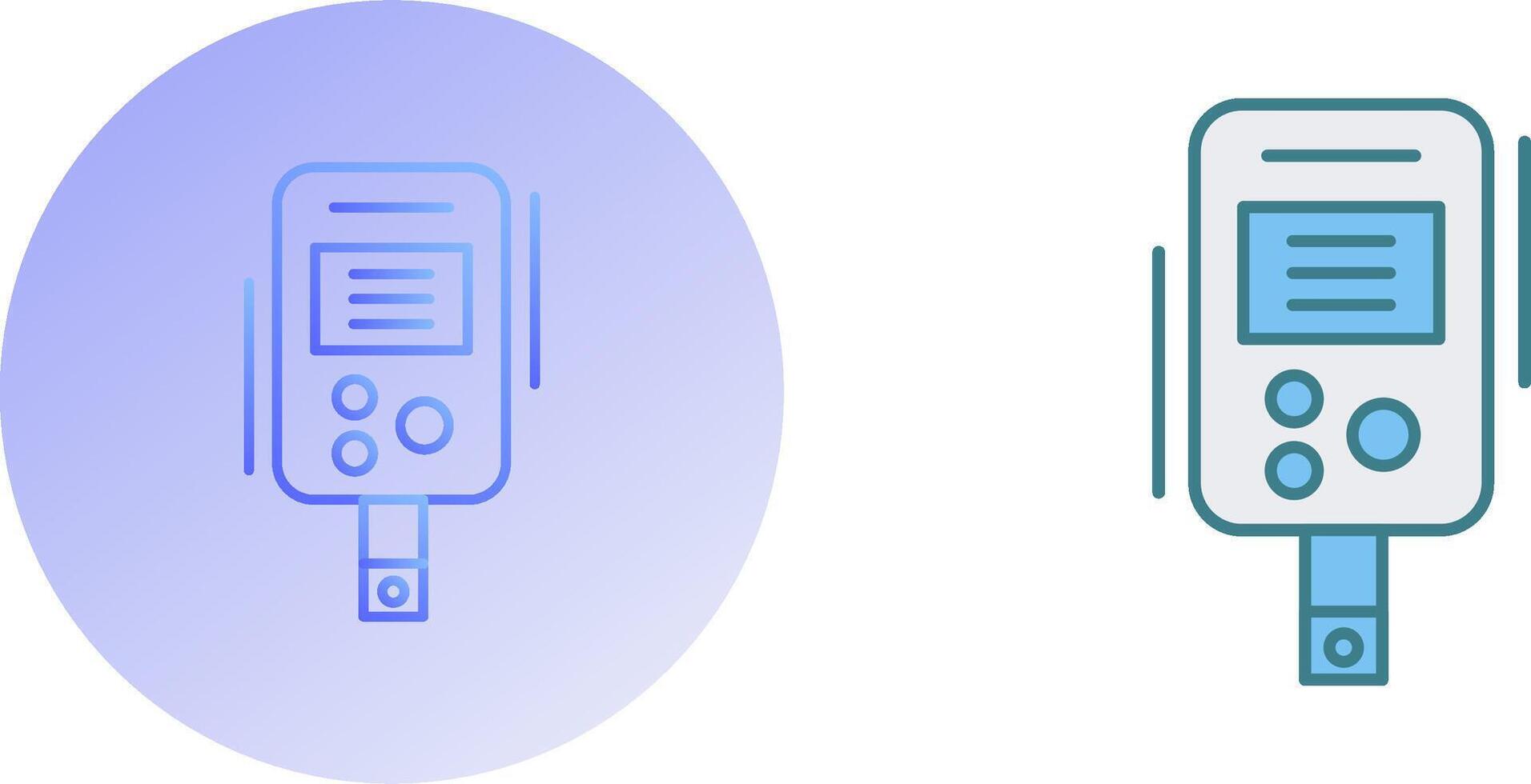 Diabetes Test Icon Design vector