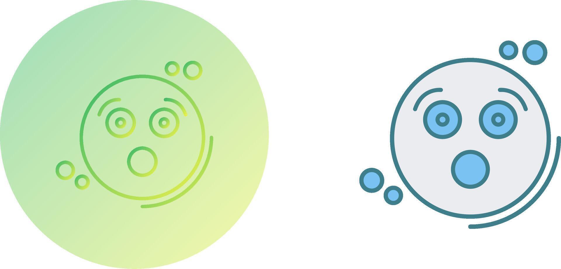 Surprised Icon Design vector