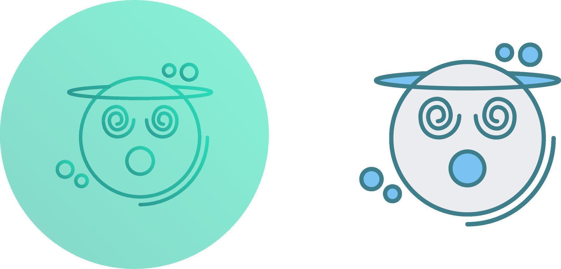 Dizzy Icon Design vector