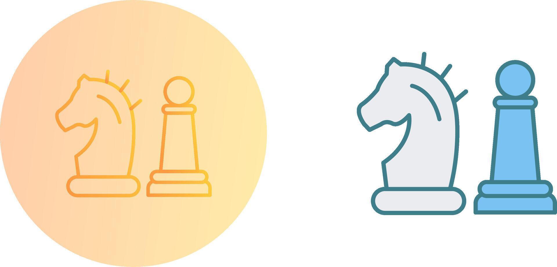 Chess Piece Icon Design vector