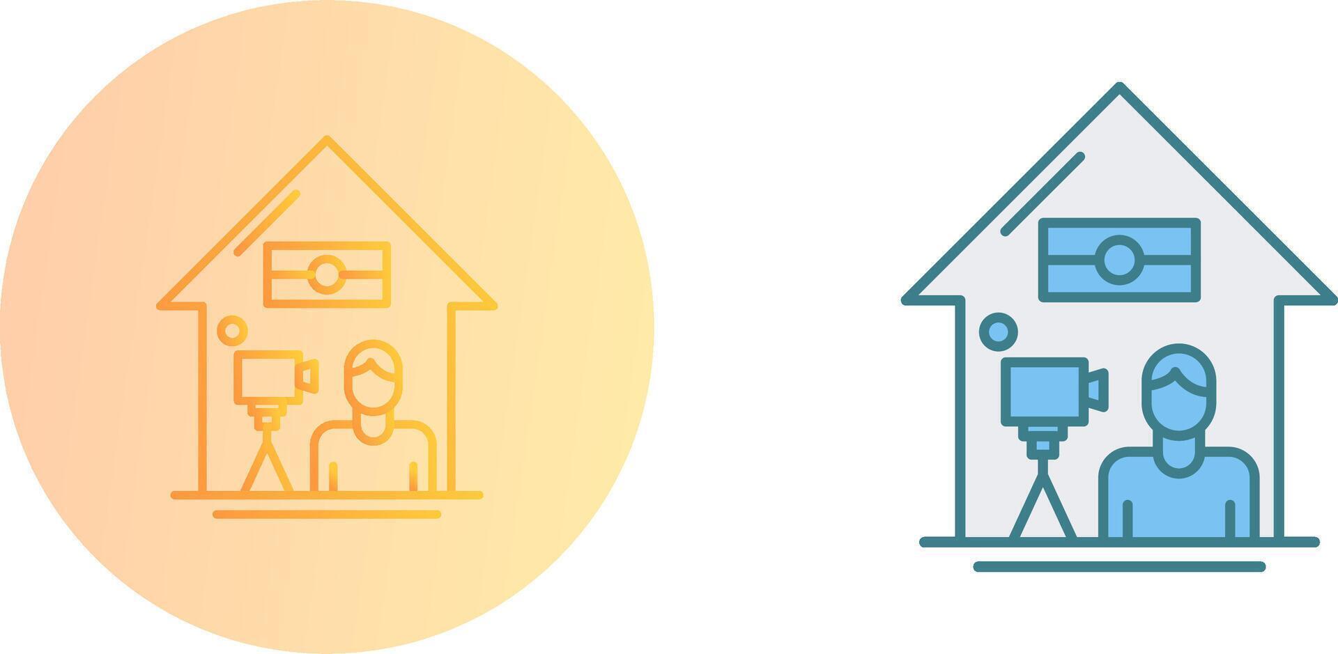 Lie Record Icon Design vector