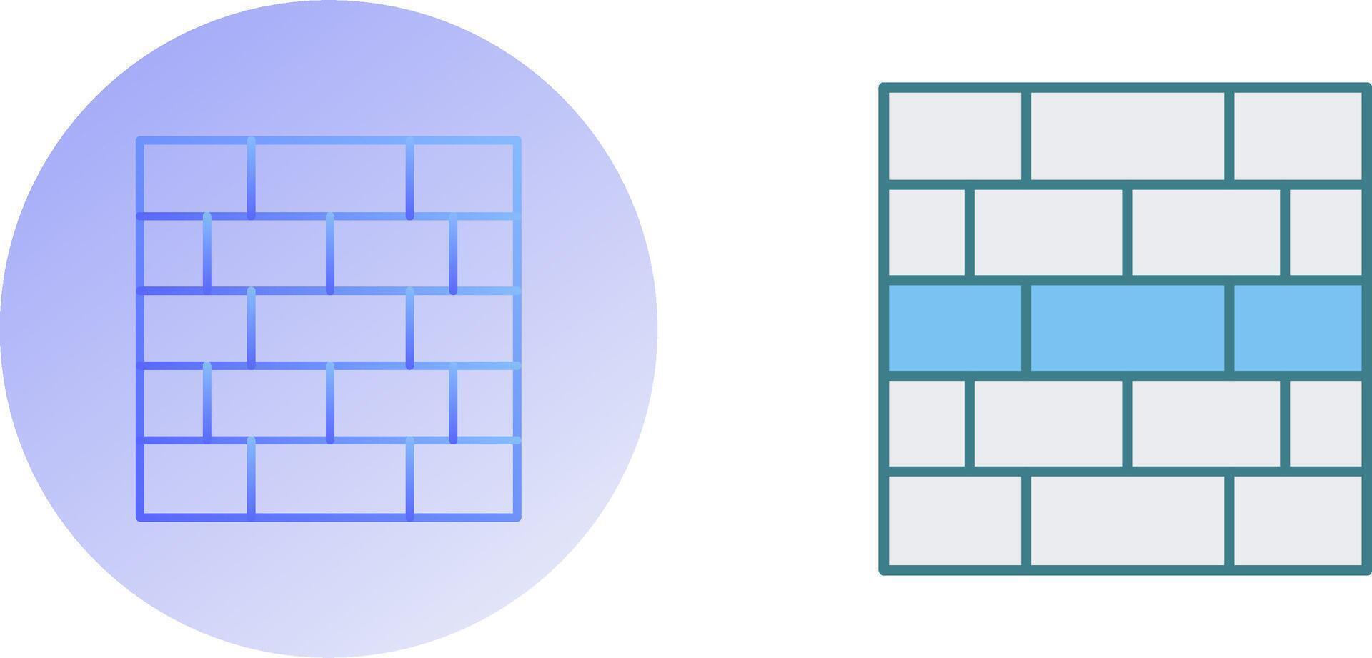 Wall Icon Design vector