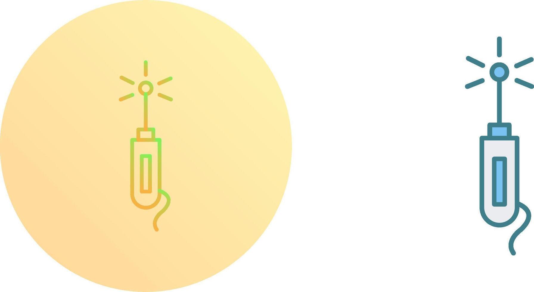 Laser Pen Icon Design vector