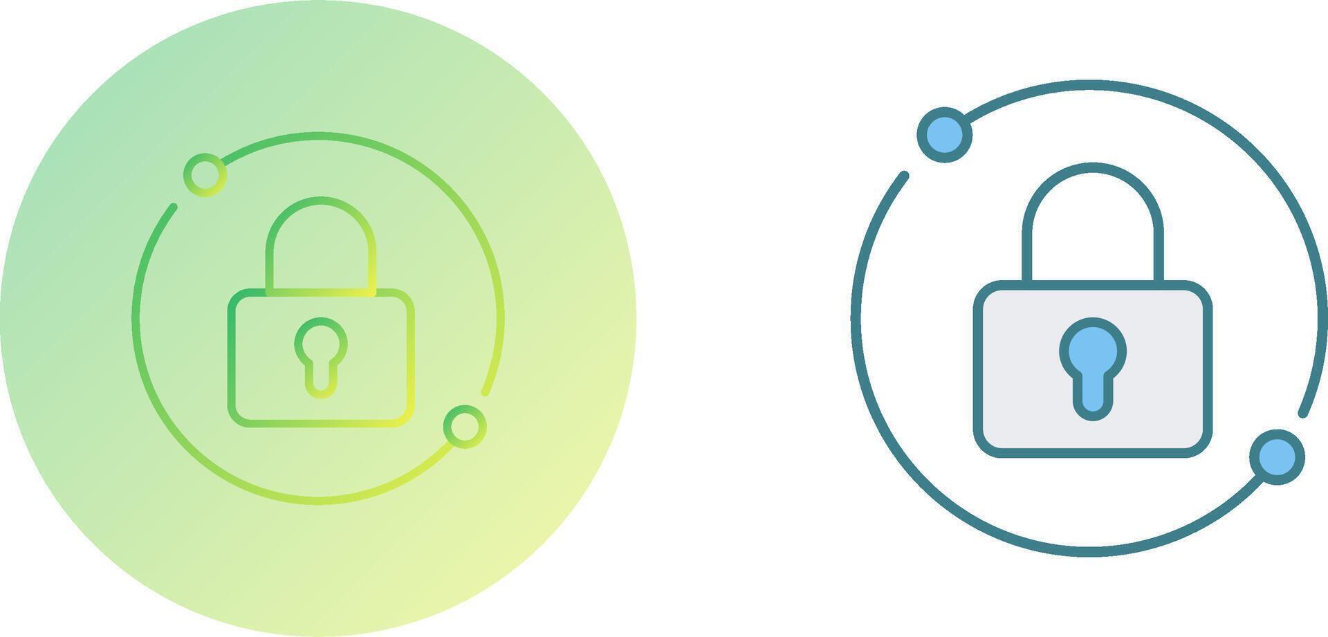 Pad Lock Icon Design vector