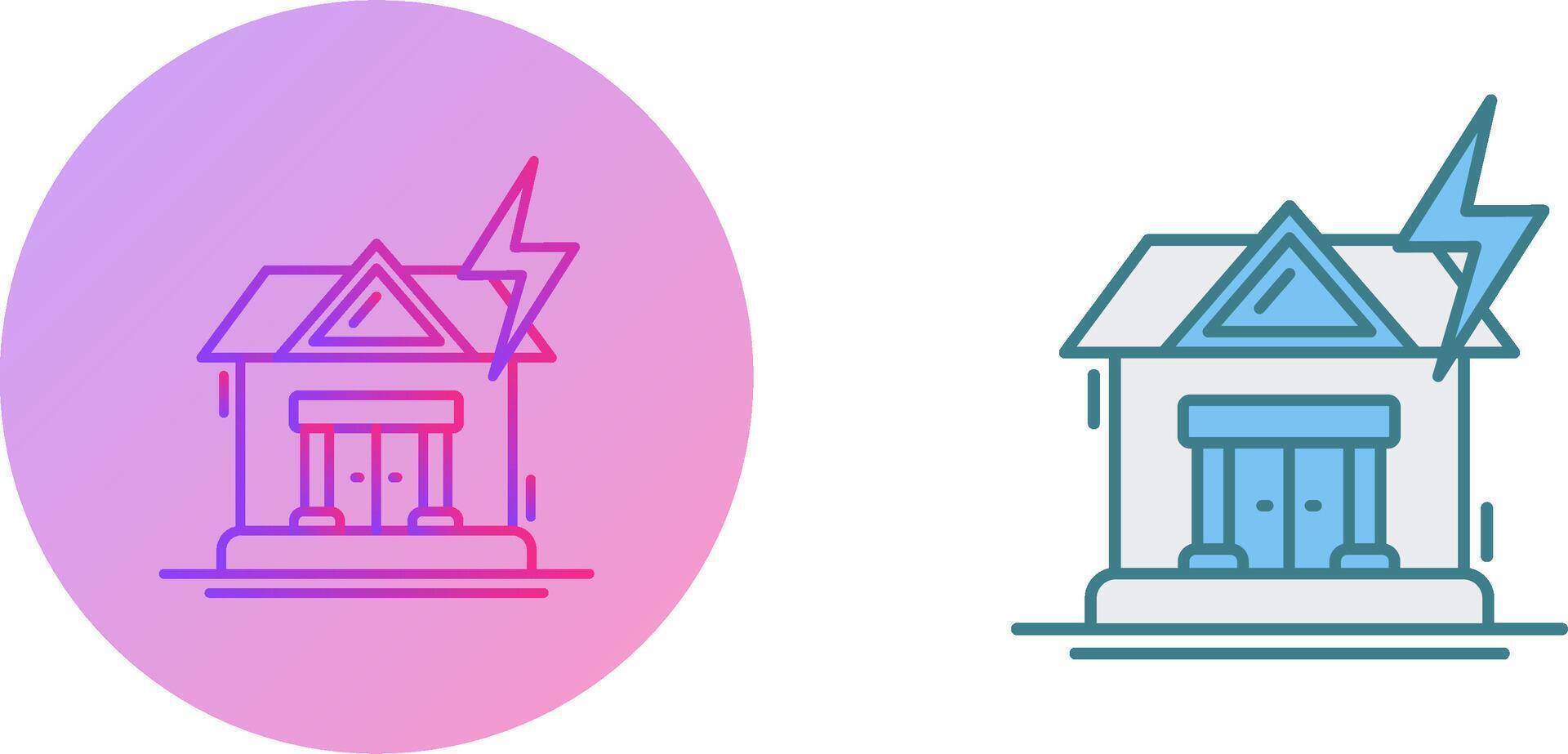 Natural Disaster Icon Design vector