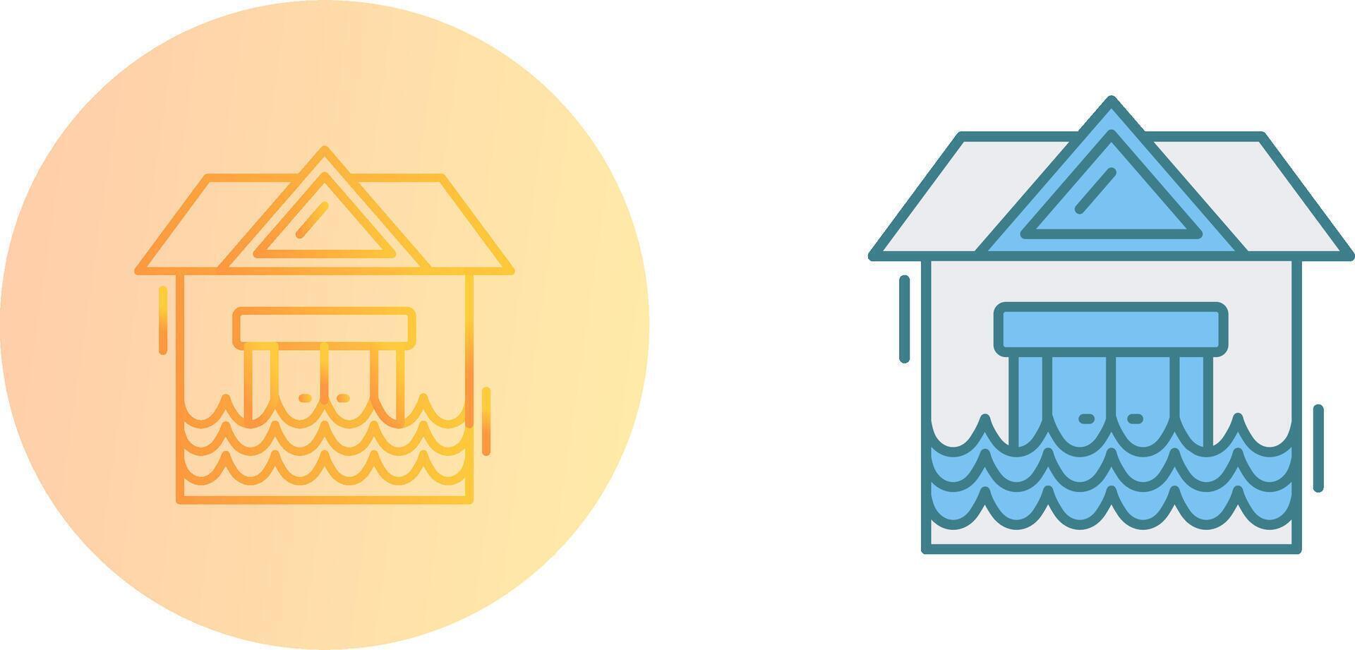 Natural Disaster Icon Design vector