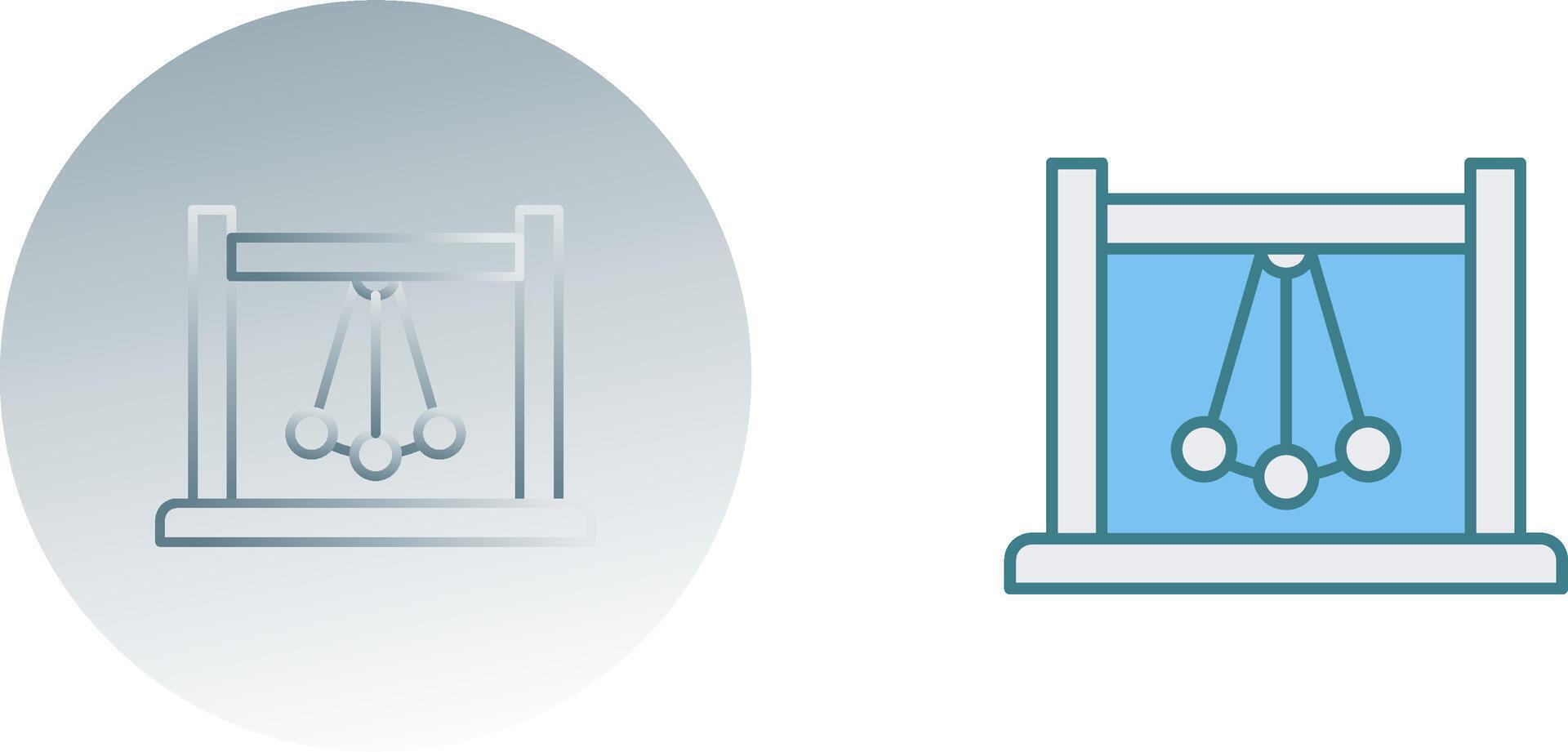 Pendulum Icon Design vector