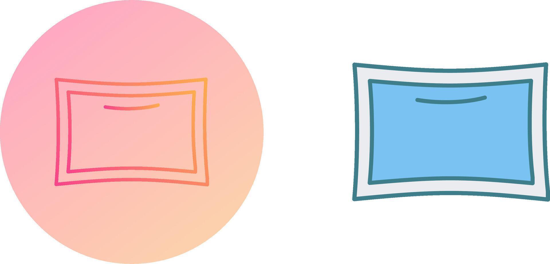 Pillow Icon Design vector