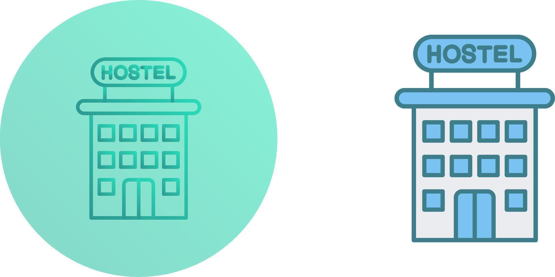 Hostel Icon Design vector