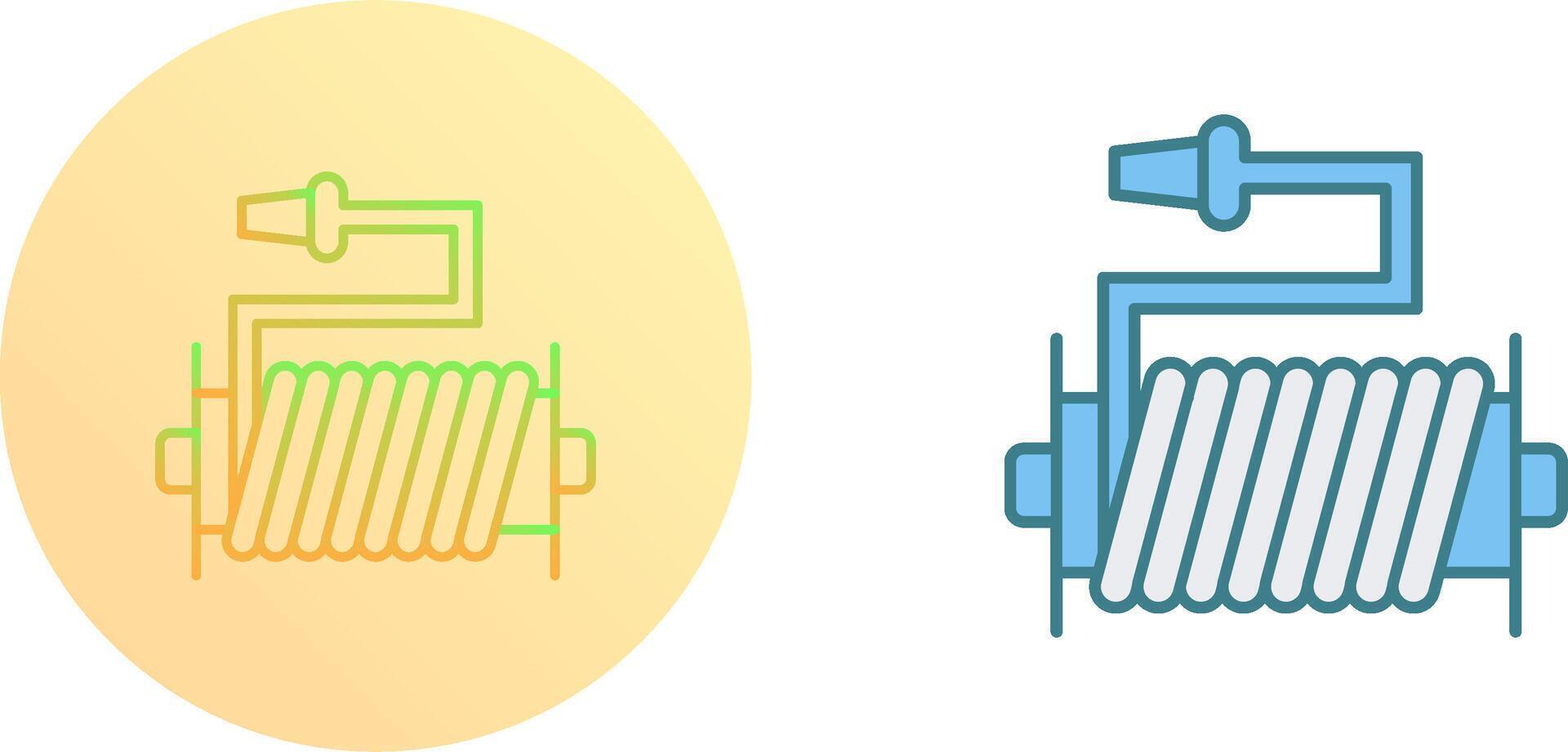 Water Hose Icon Design vector