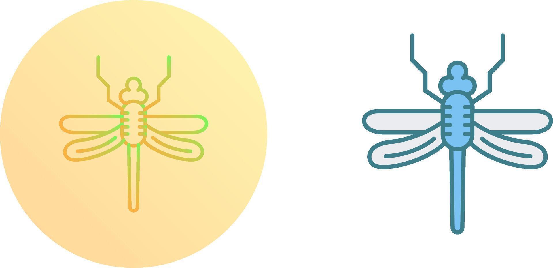 Dragonfly Icon Design vector