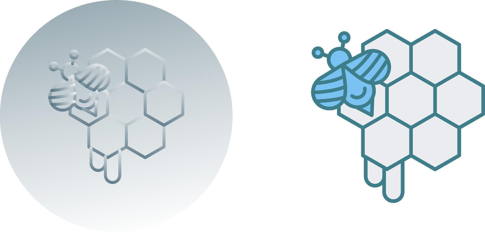 Honeycomb Icon Design vector