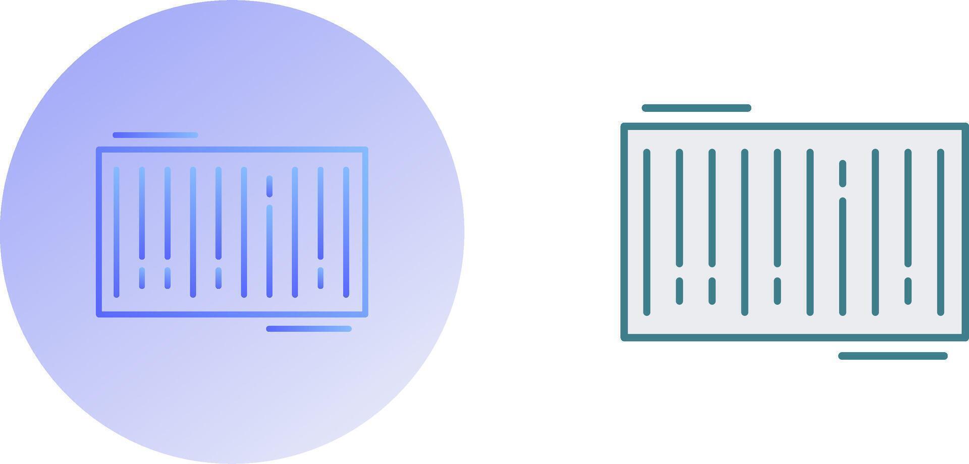 Barcode Icon Design vector