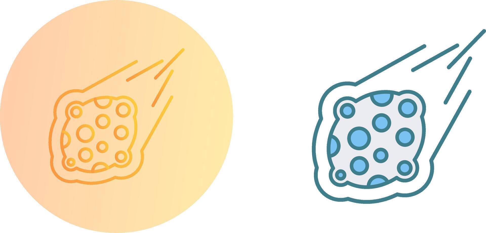 Meteorite Icon Design vector