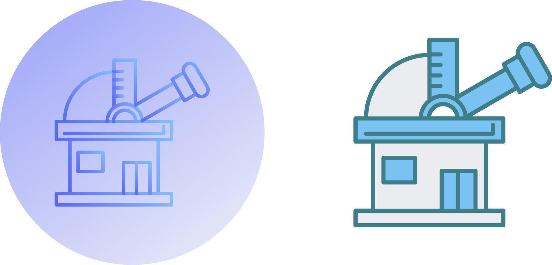 Observatory Icon Design vector