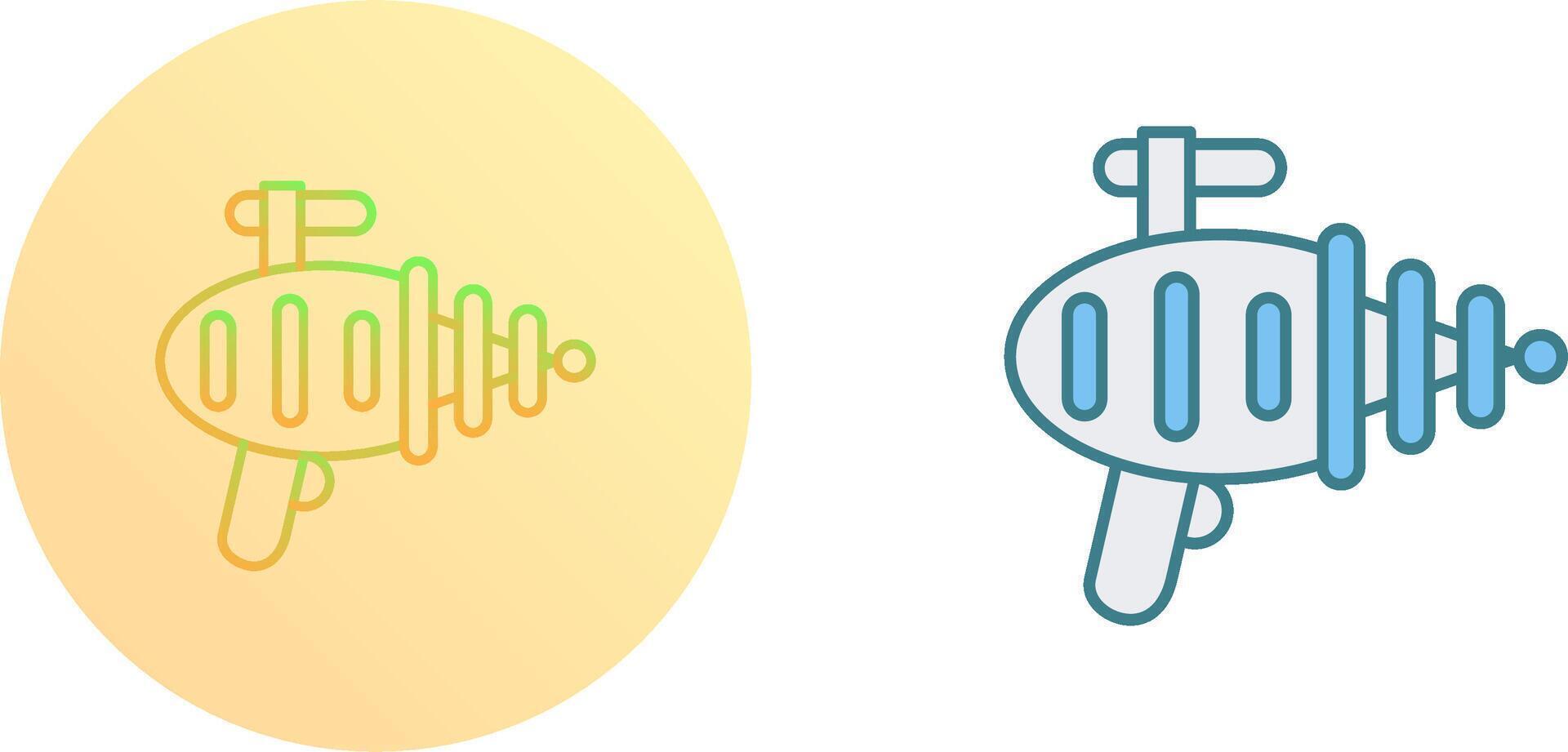 Laser Gun Icon Design vector