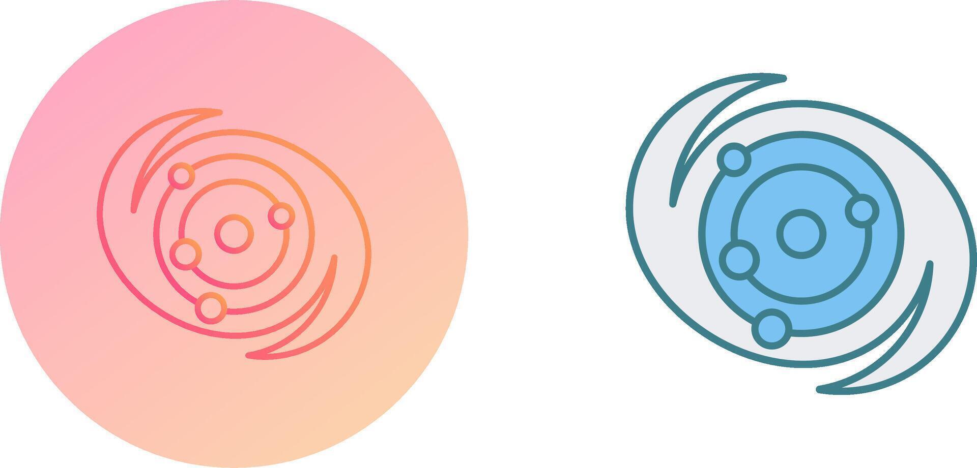 Galaxy Icon Design vector