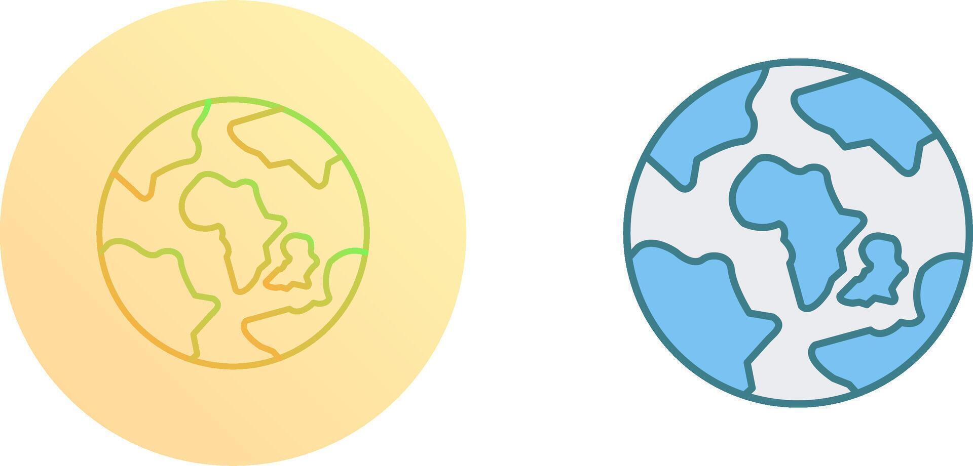 Earth Icon Design vector