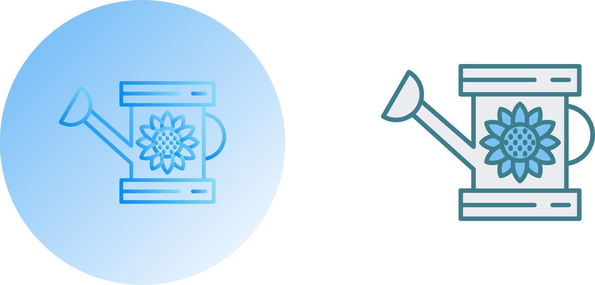 Watering Can Icon Design vector