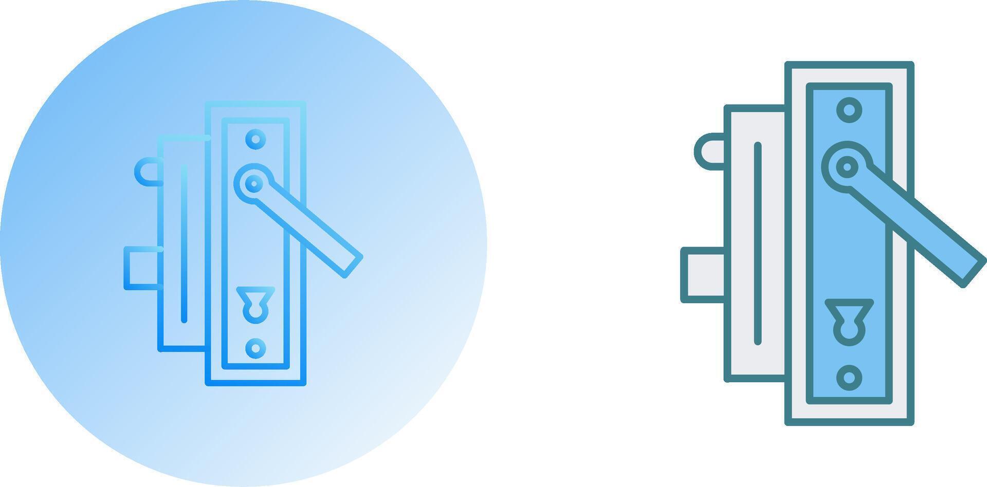 Door Handle Icon Design vector