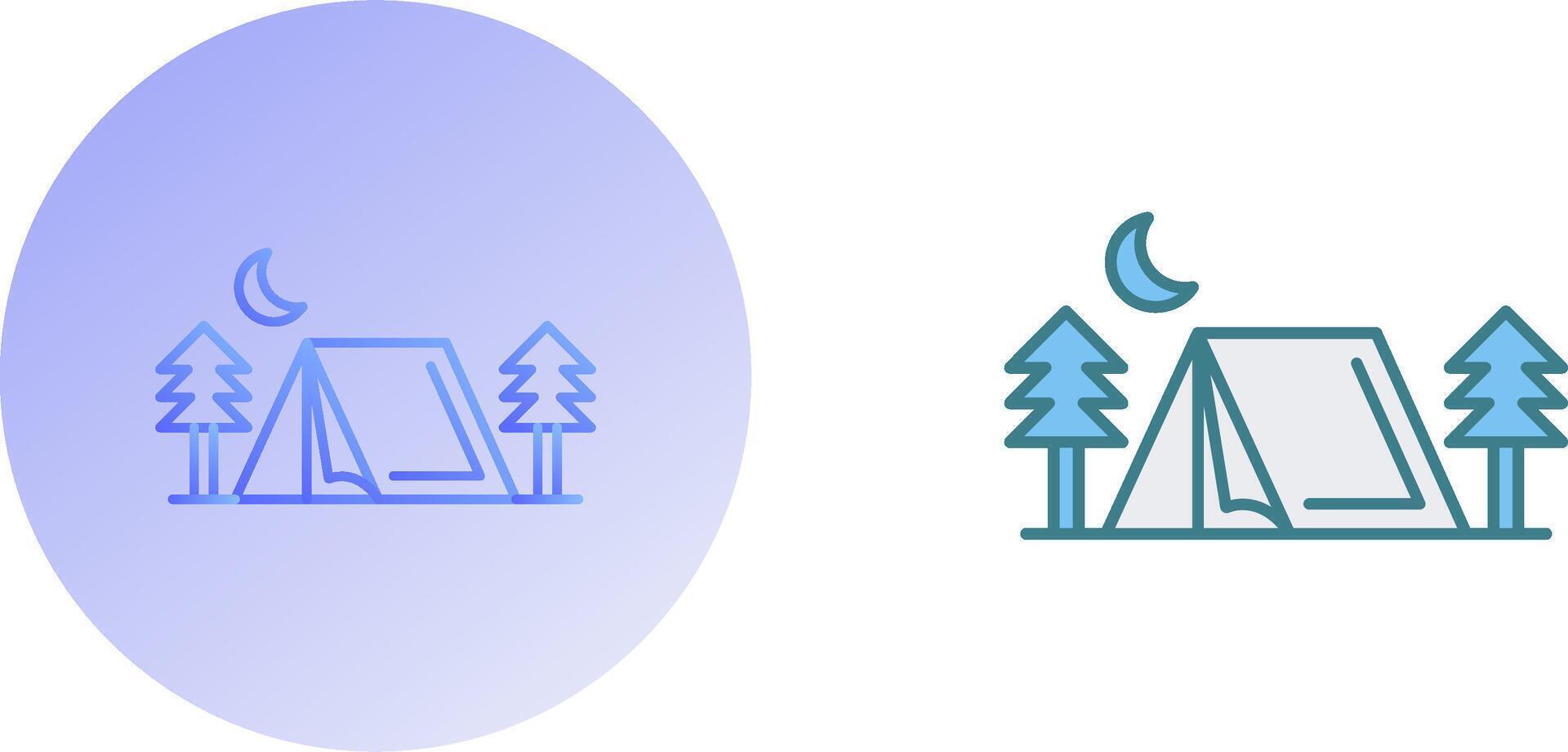 Tent Icon Design vector