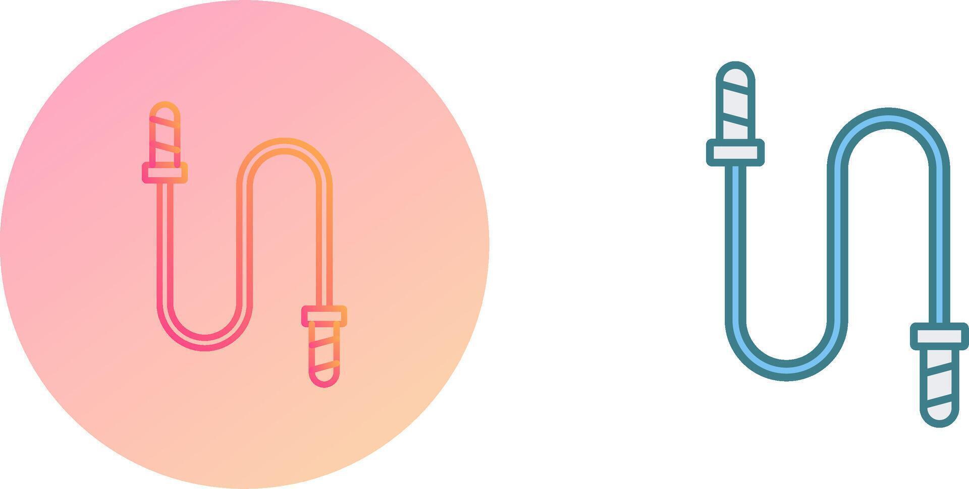 Jumping Rope Icon Design vector