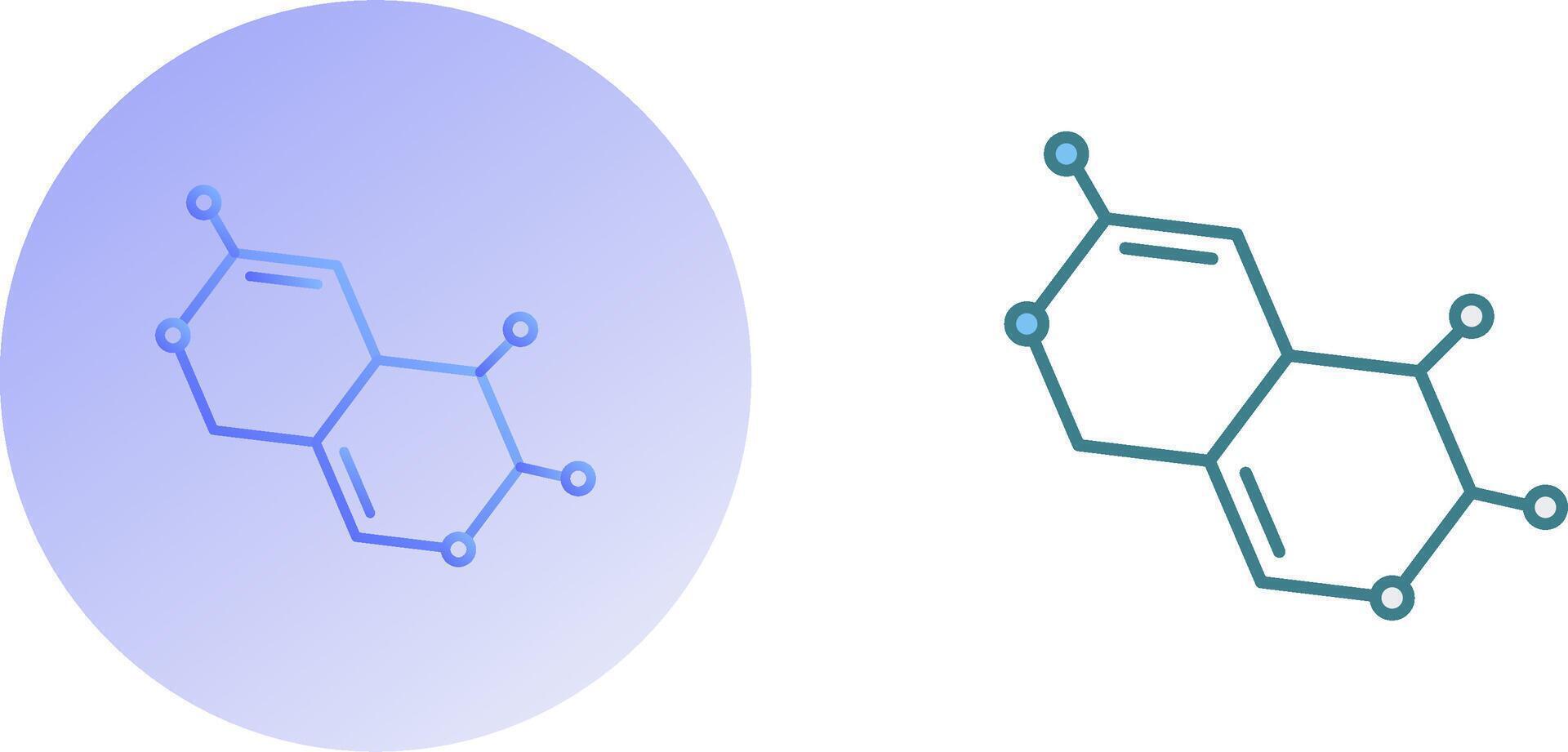 Molecule Icon Design vector