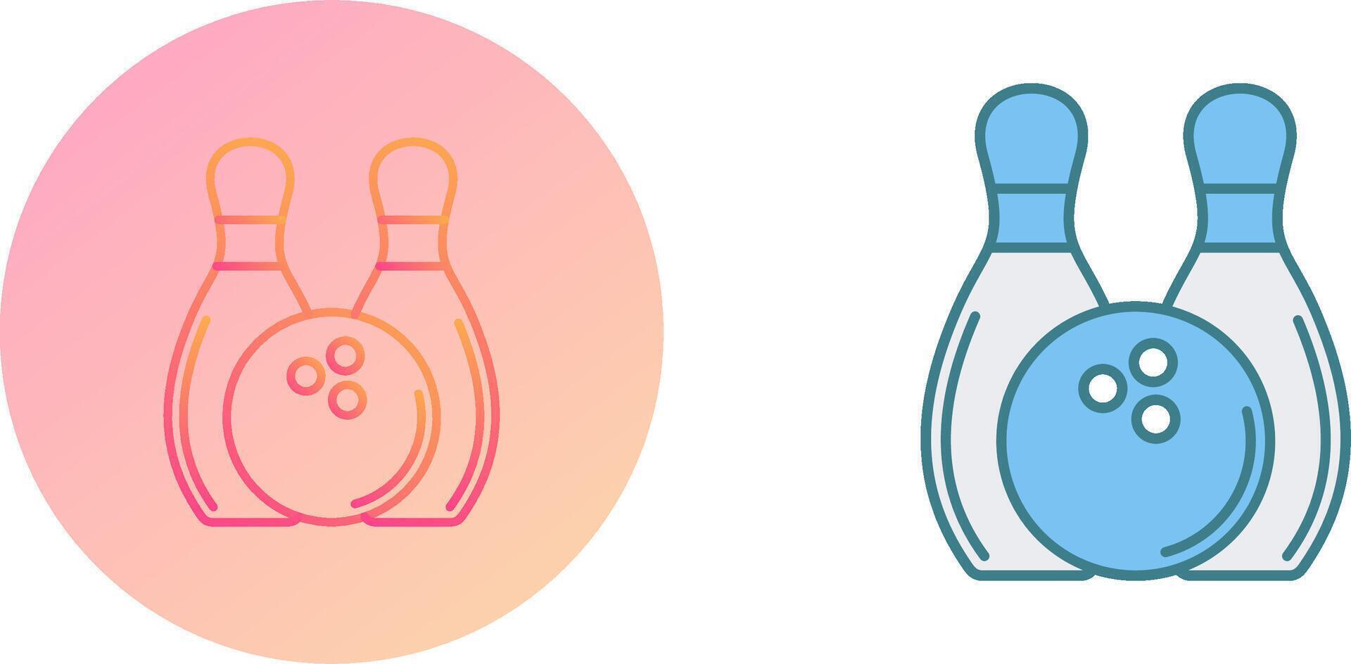 Bowling Icon Design vector