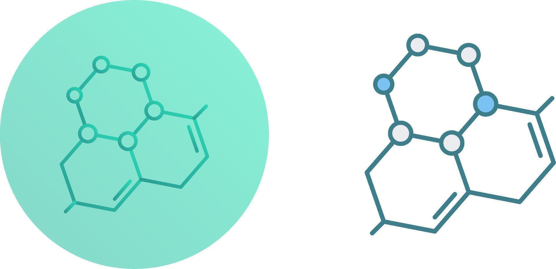 Molecule Icon Design vector