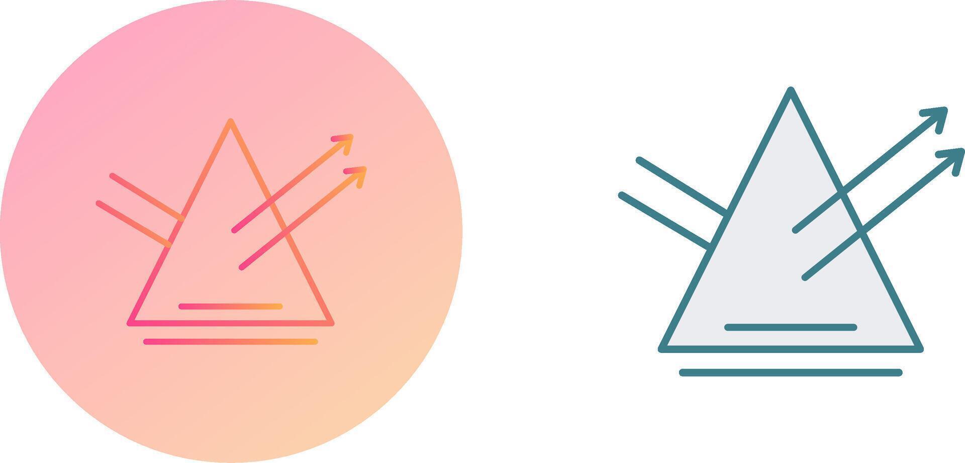 Reflection Icon Design vector
