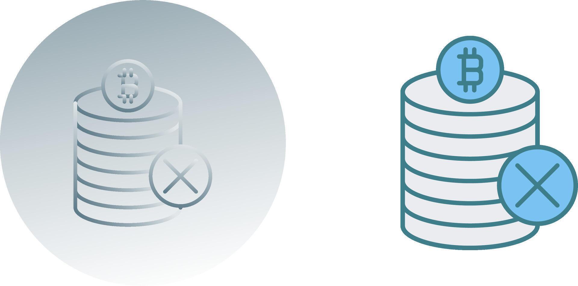 Not Accepted Icon Design vector