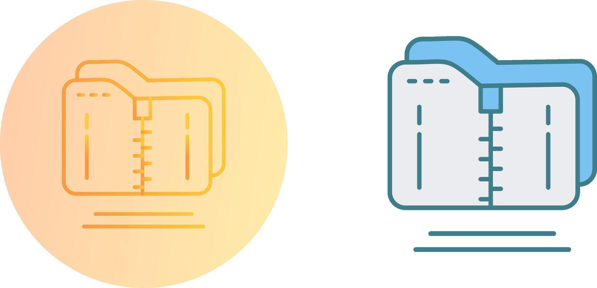 Compressed Icon Design vector