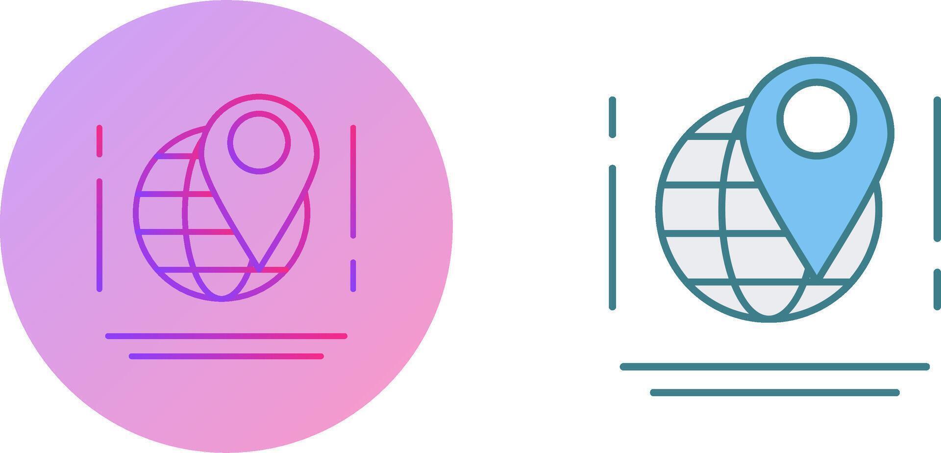 Map Icon Design vector