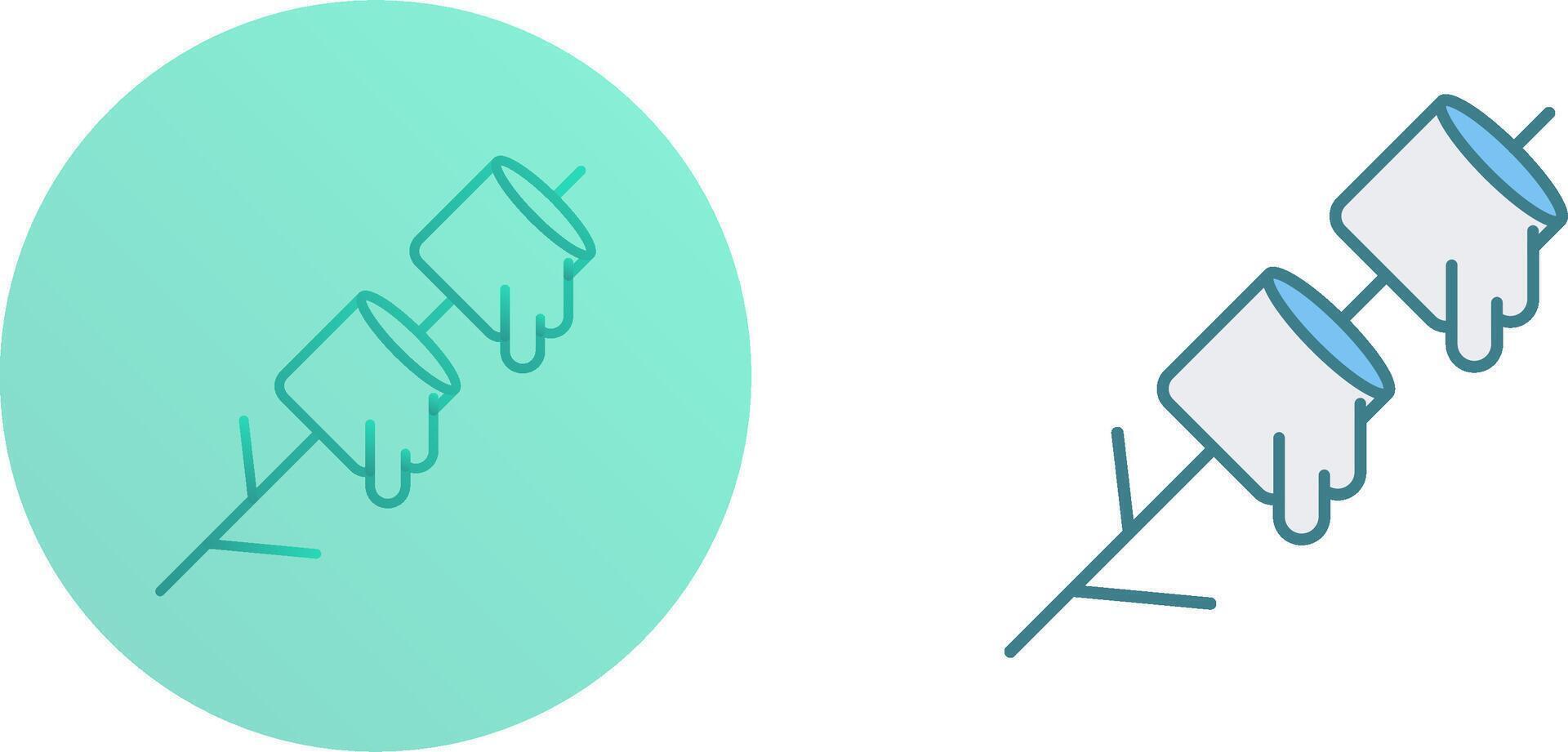 Marshmallows Icon Design vector
