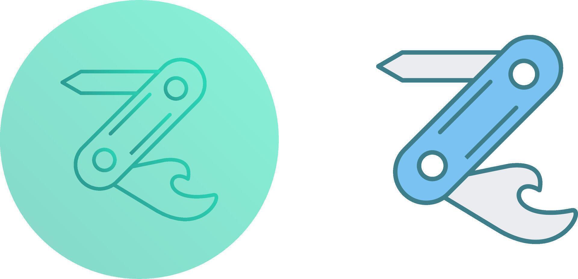 Swiss Army Knife Icon Design vector