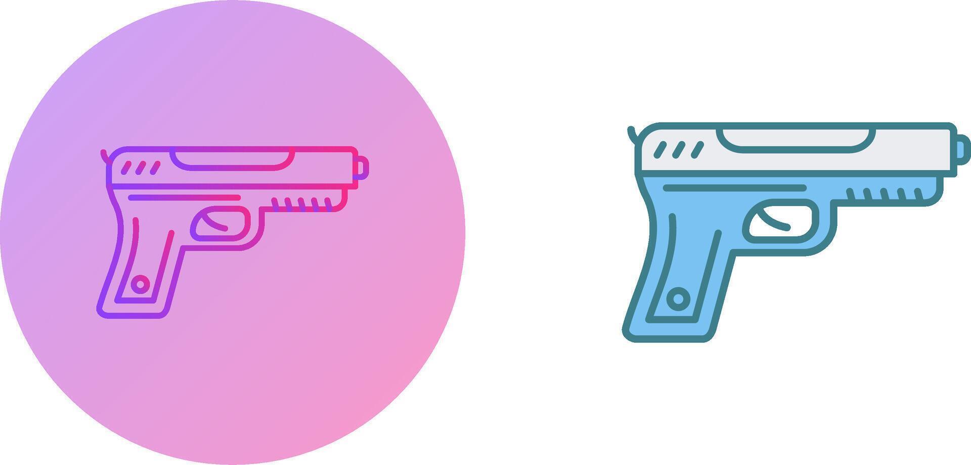 diseño de icono de pistola vector