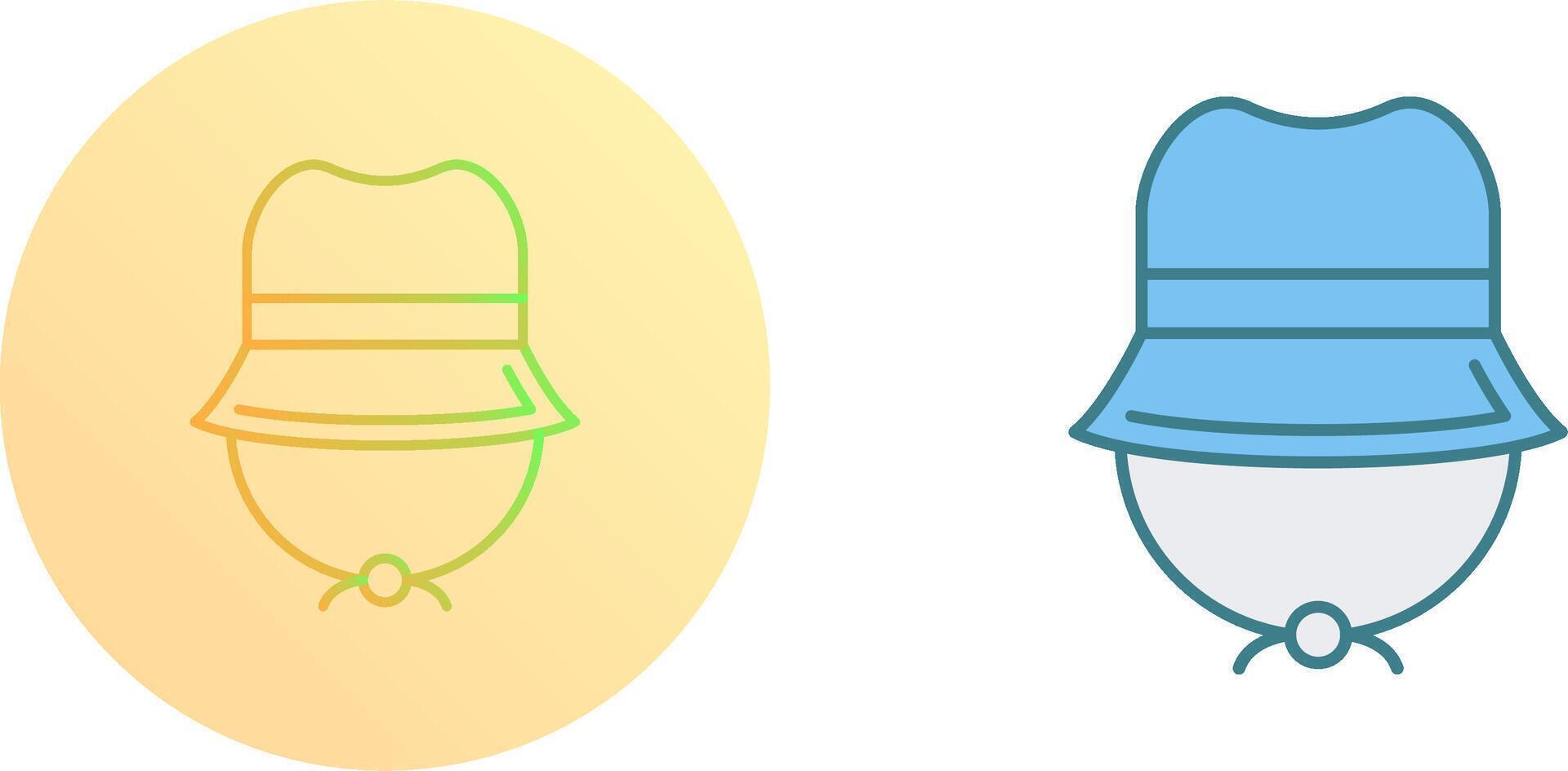 Camping Hat Icon Design vector