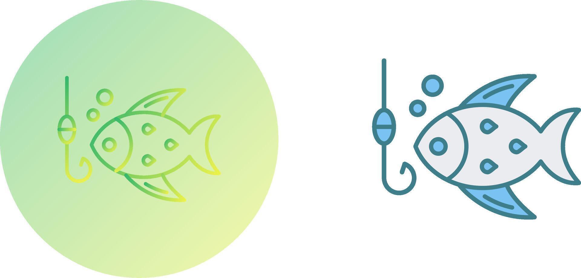 Fishing Icon Design vector