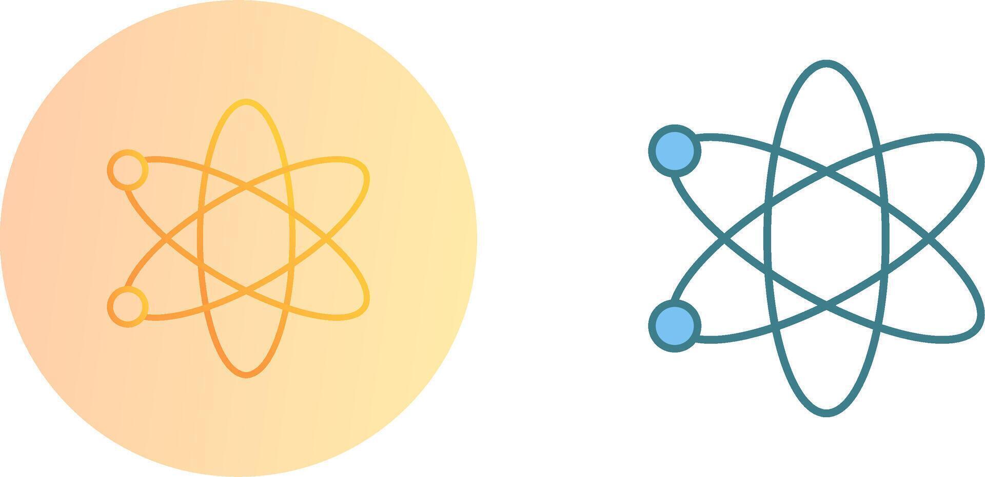 Atom Icon Design vector