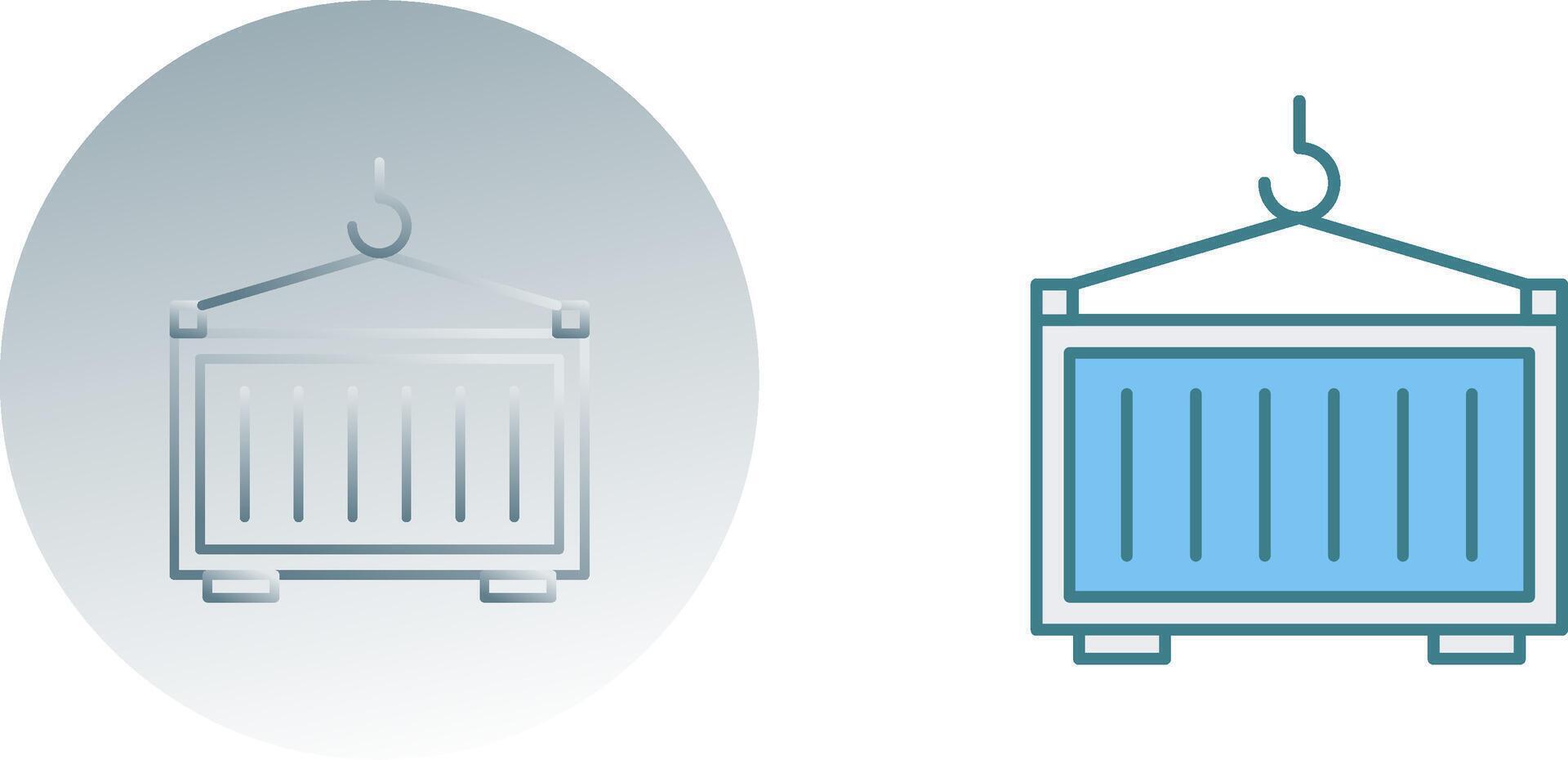 Container Icon Design vector