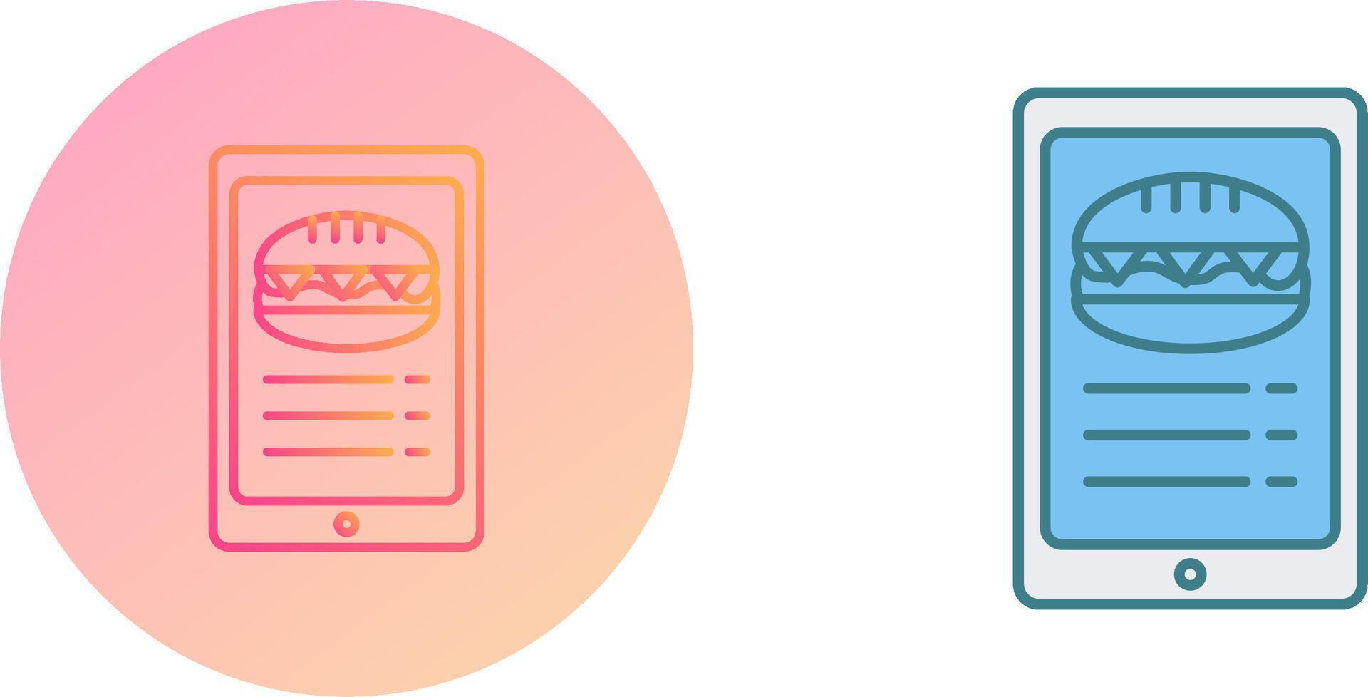 Online order Icon Design vector