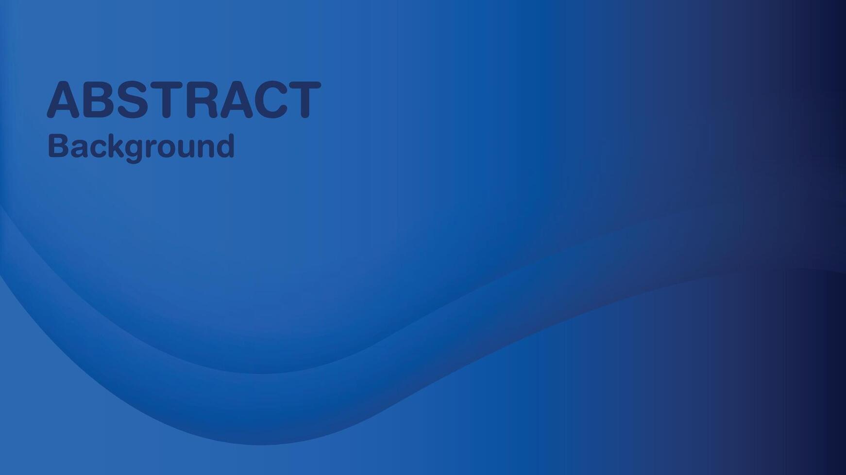 Blue Wave Abstract Background vector