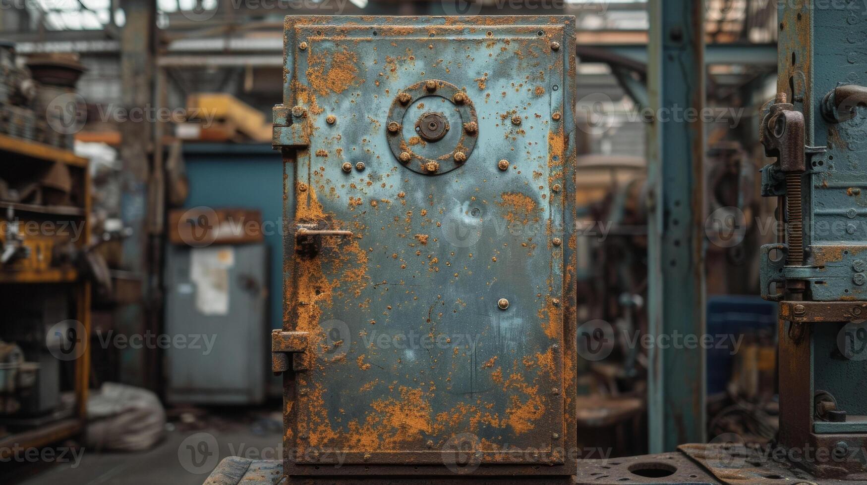 A workers hands diligently restoring a tarnished silver door bringing back its original shine and luster photo