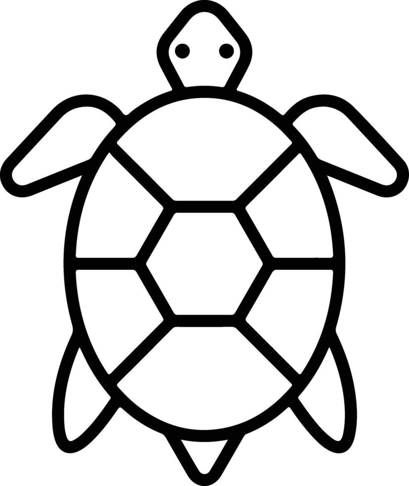 turtles outline design vector