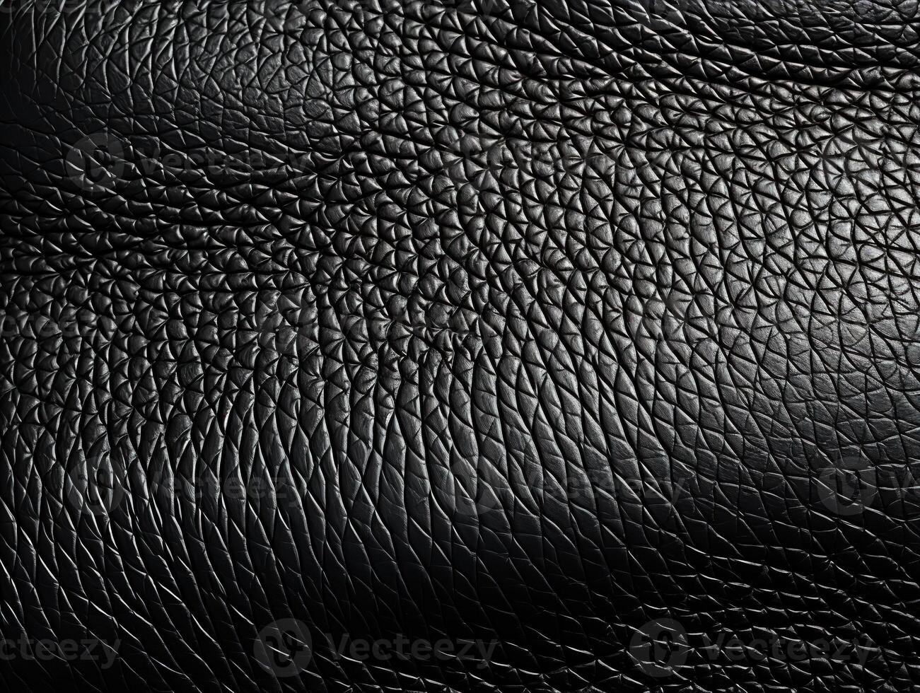 AI generated black leather texture Generative AI photo
