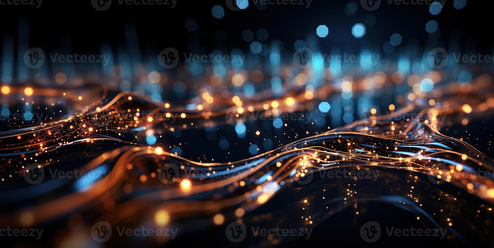AI generated Data transfer technology concept wallpaper texture Generative AI photo