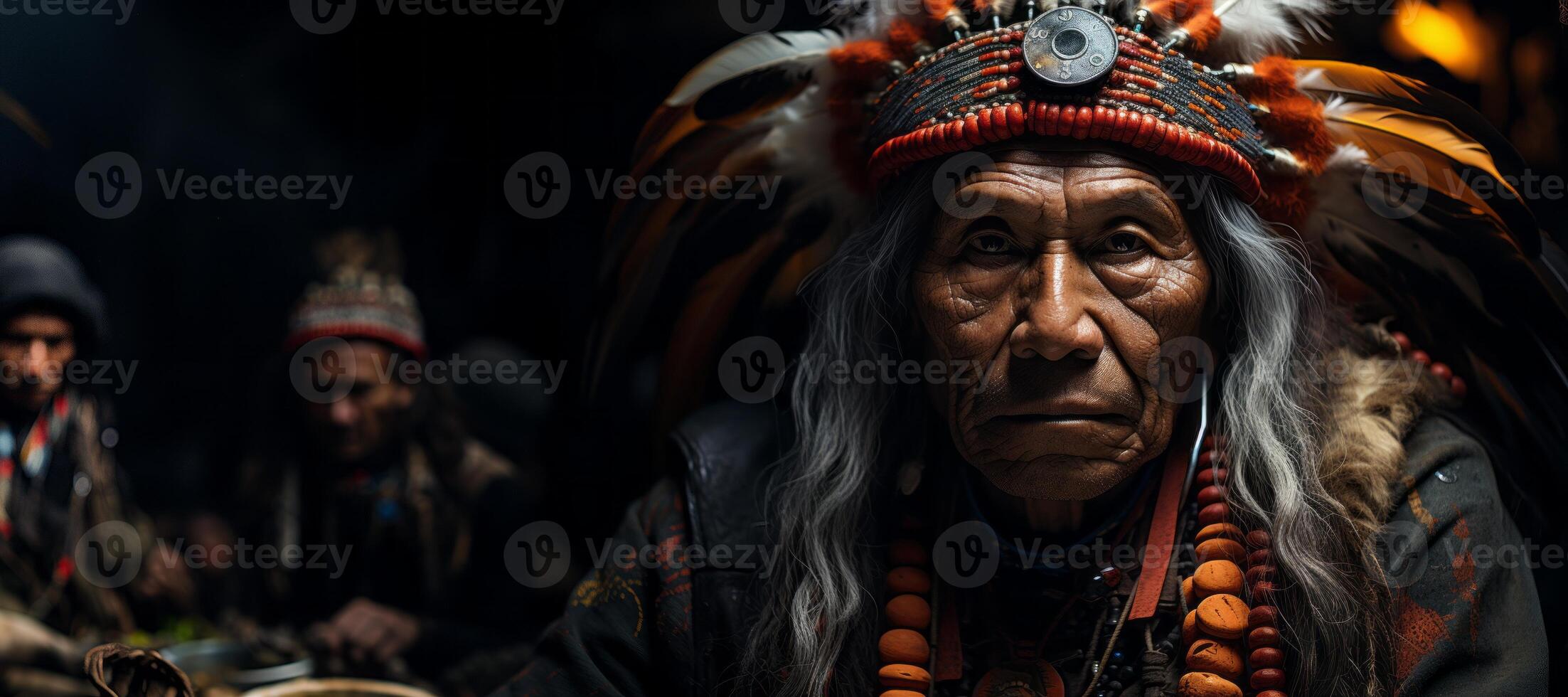 AI generated portraits of the world's indigenous peoples Generative AI photo